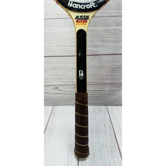 Bancroft | Games | Vintage Bancroft Aussie Wooden Tennis Racket 27 ...